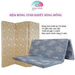 Địa chỉ bán đệm Sông Hồng 3 mảnh vỏ gấm