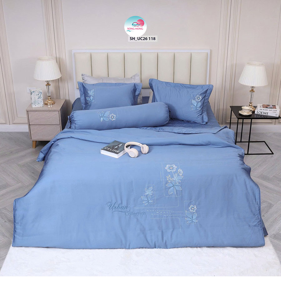 Chăn ga gối Sông Hồng Urban cao cấp mã UC26-118