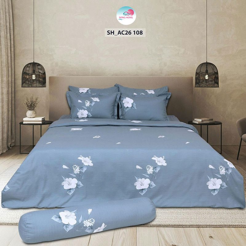 Chăn ga gối Sông Hồng Adore mã AC26-108