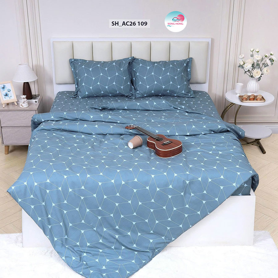 Chăn ga gối Sông Hồng Adore mã AC26-109