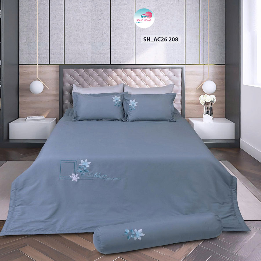 Chăn ga gối Sông Hồng Adore mã AC26-208